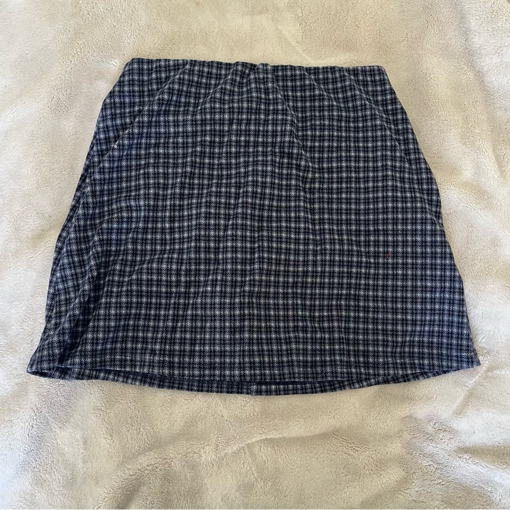 urban outfitters plaid mini skirt